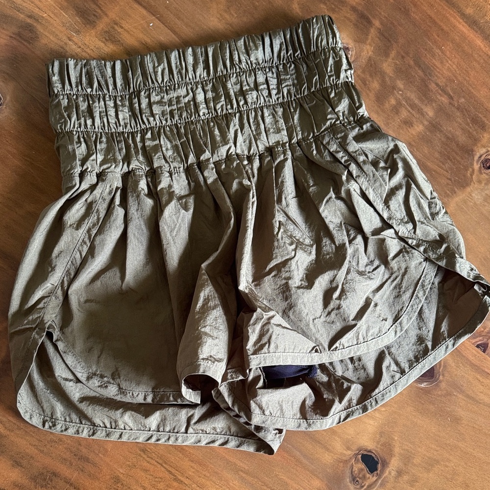 Free people movement. Olive Green Women's Shorts.